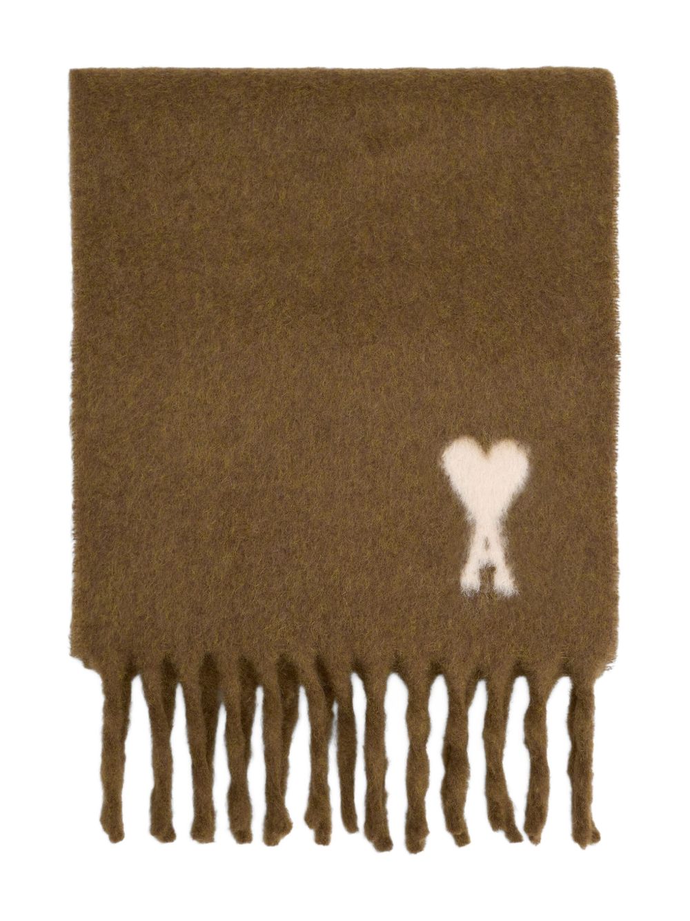 Brown Alpaca Blend Scarf