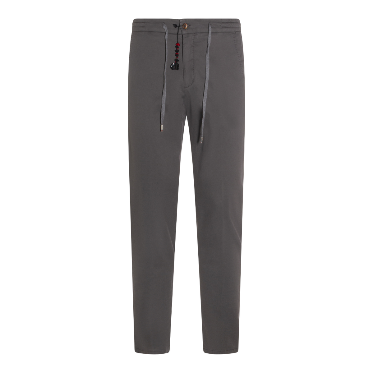 Slim-Fit Trousers With Drawstring Waist