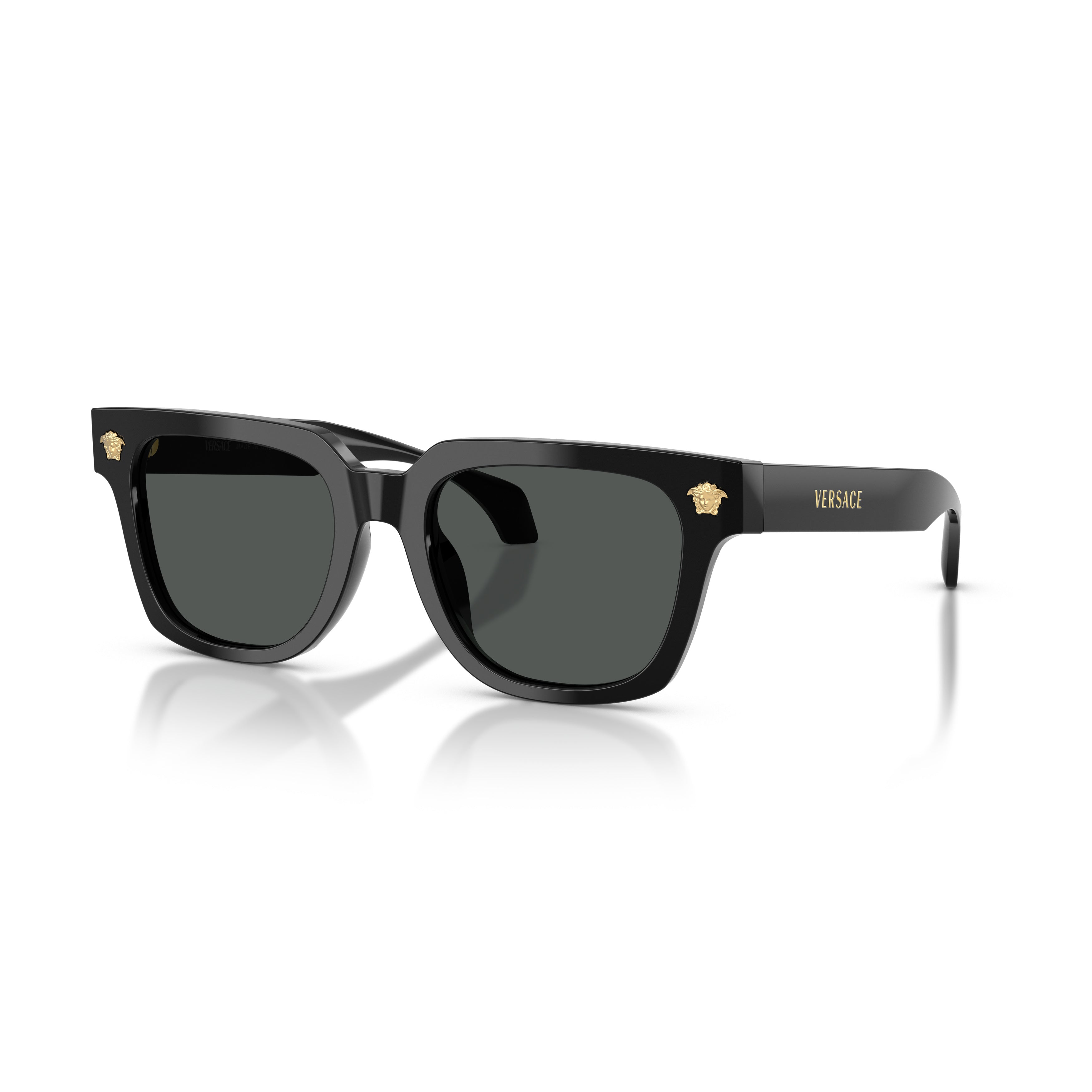 0ve4510u Rectangular Black Acetate Sunglasses