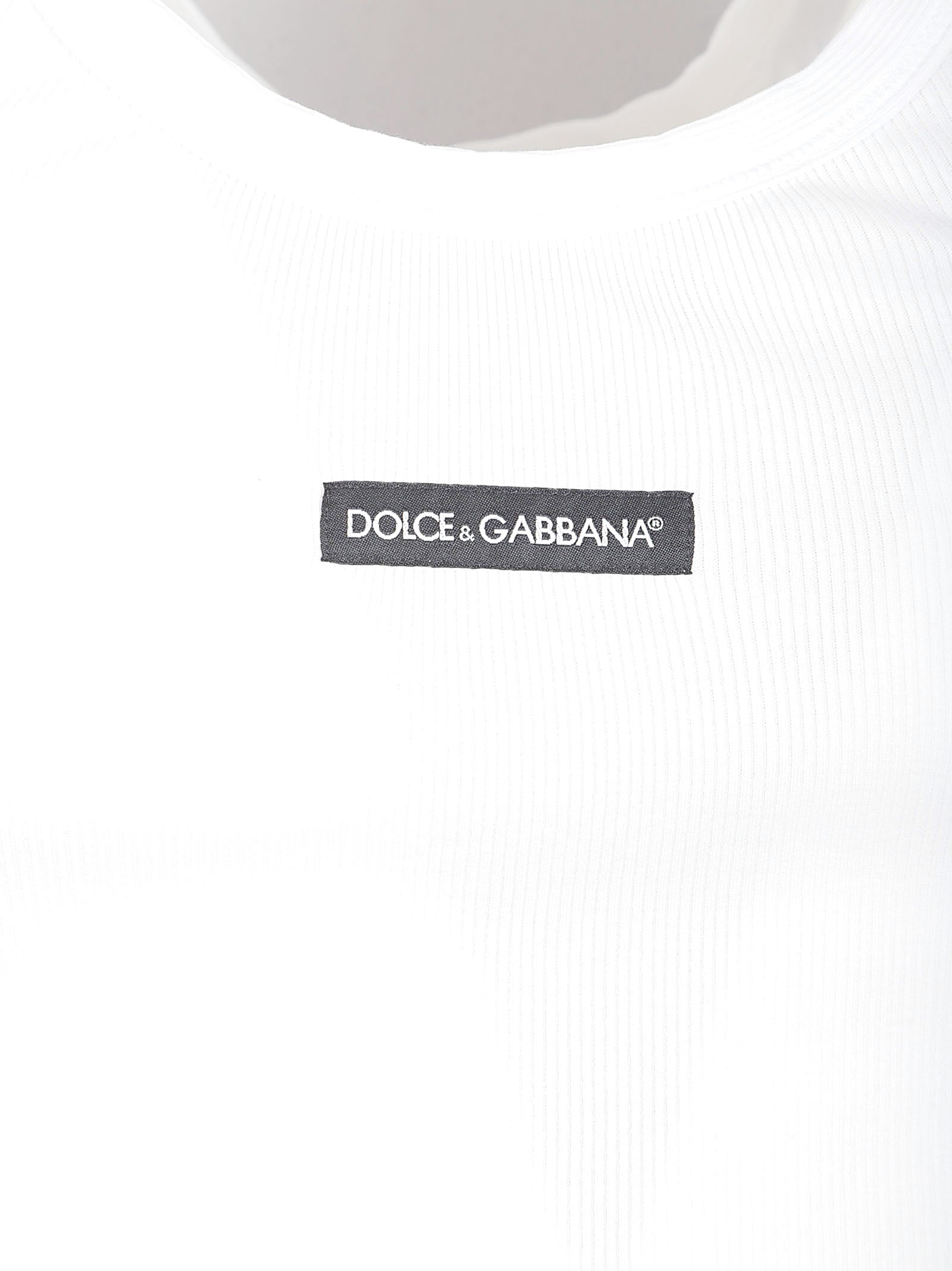 Straight Neckline Sleeveless Ribbed Top with Text Patch