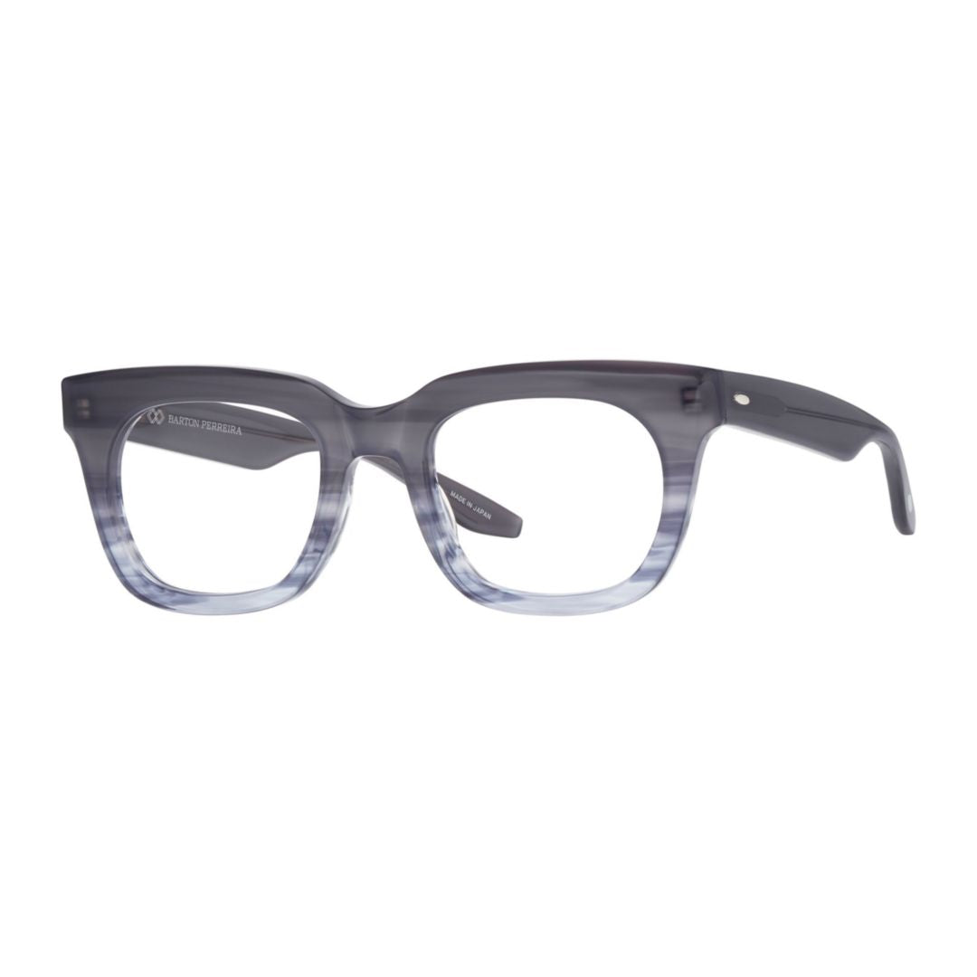 Samo Square Frame Gradient Eyeglasses with Metallic Detail
