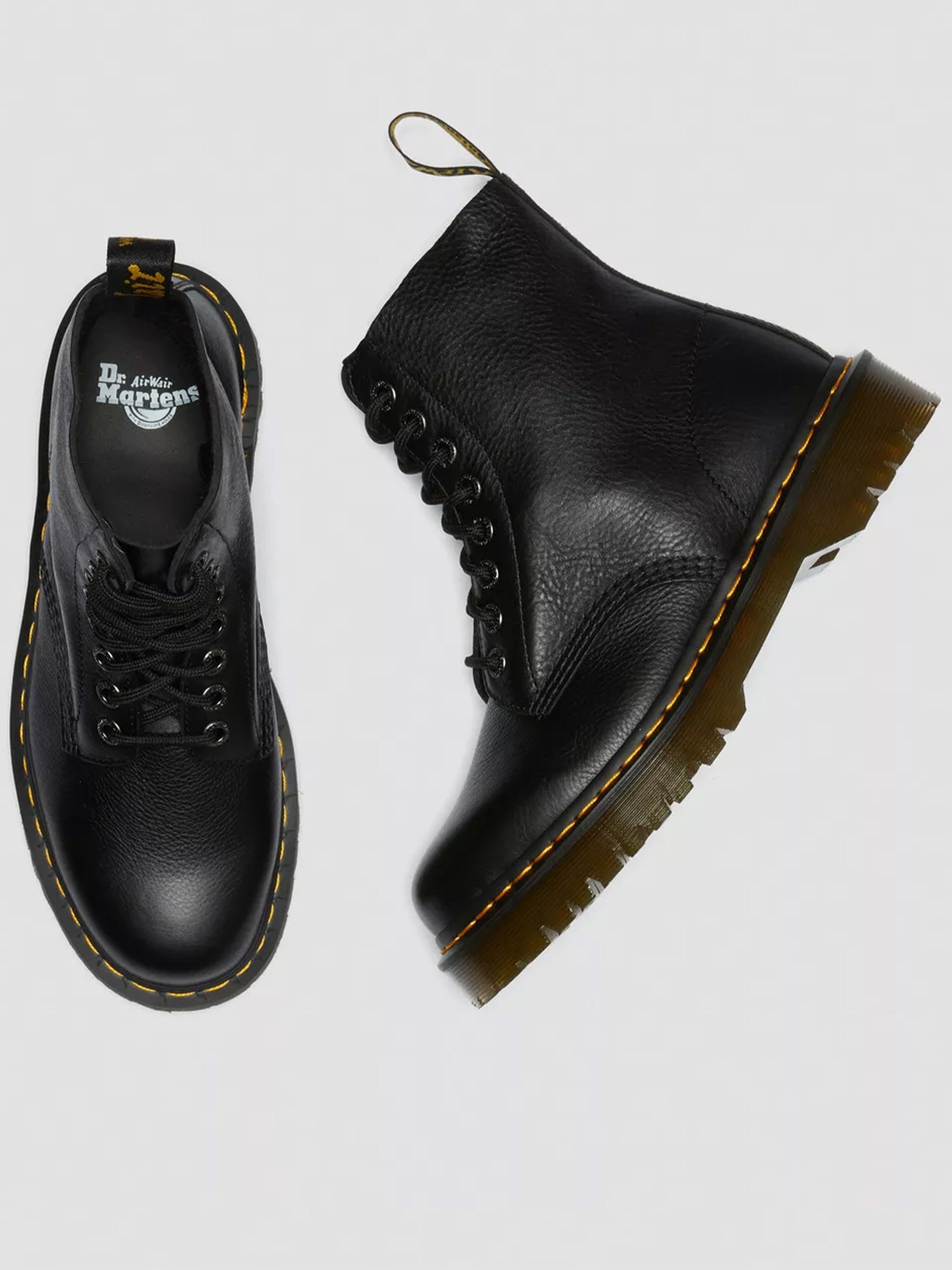 1460 Pascal Bex Black Leather Boots