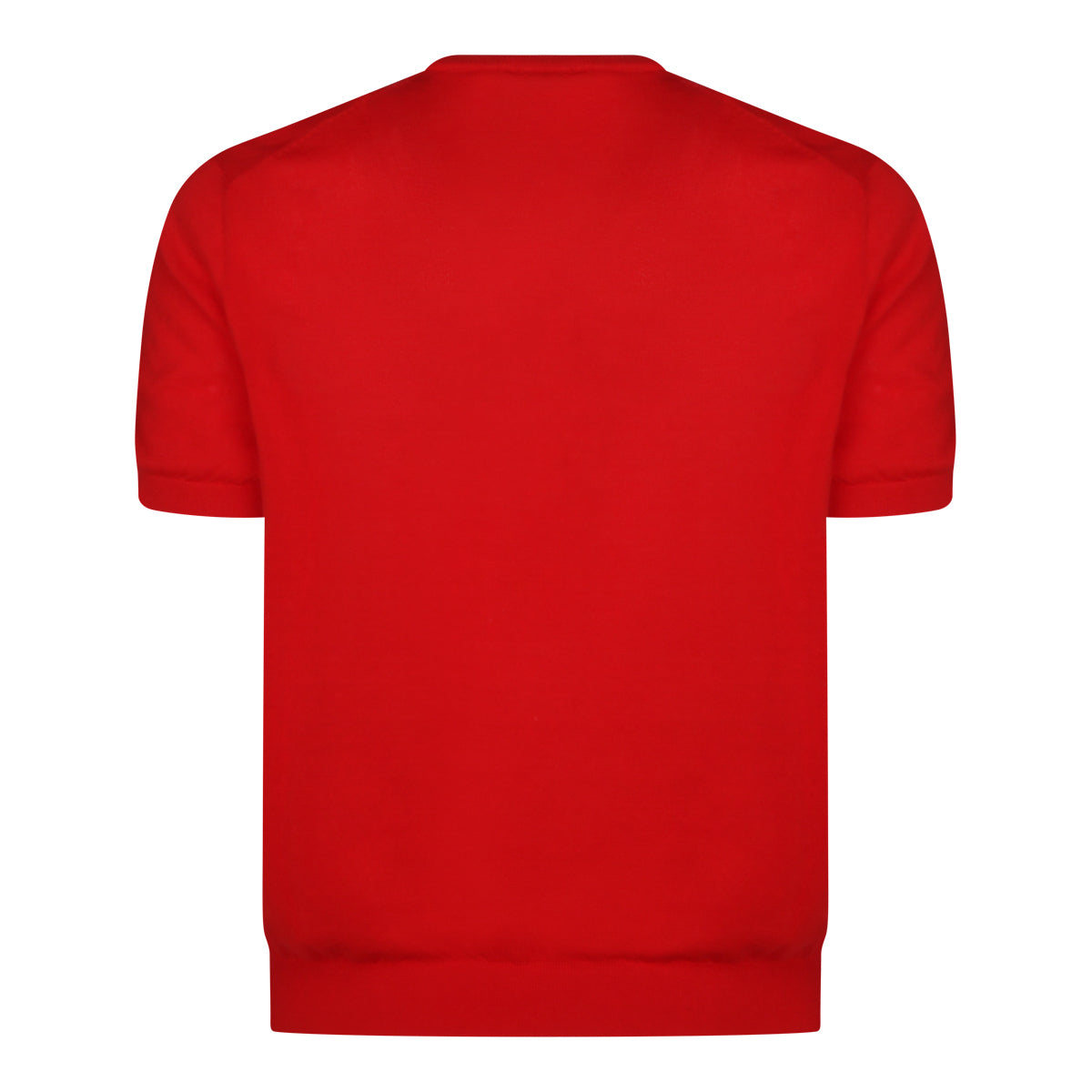 Solid Red Short-Sleeve T-Shirt
