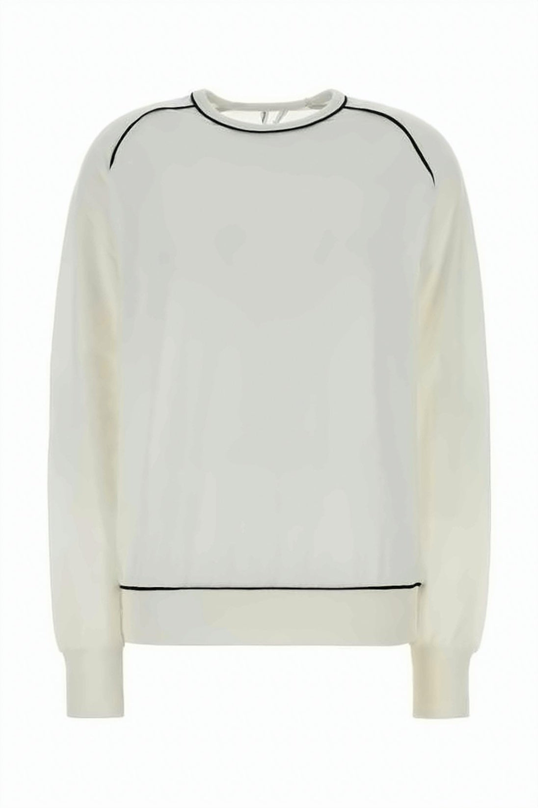 Relaxed Fit Long-Sleeve Top With Distinctive Dot Patterns