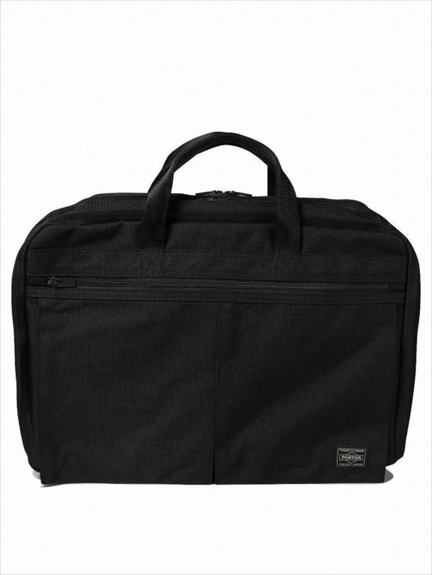 Rectangular Nylon Tote Bag With Versatile Carrying Options