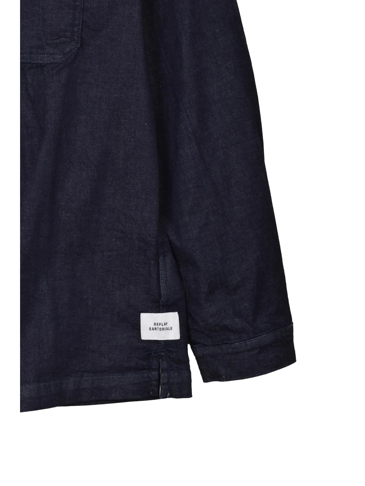 Blue Stretch Cotton Slim Fit Shirt