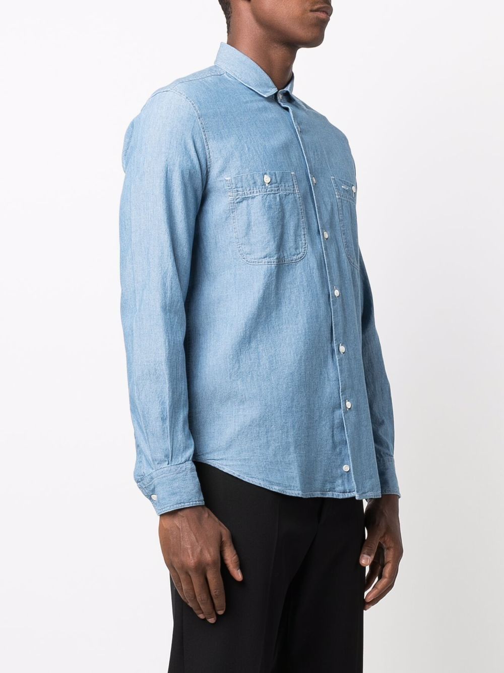 Japanese Chambray Cotton Work Shirt