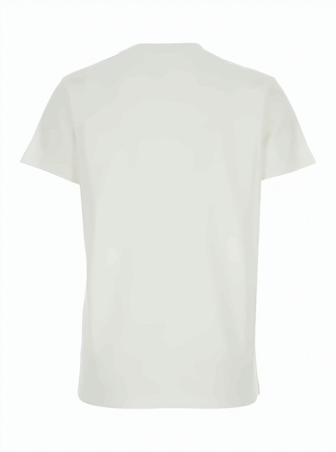 Short-Sleeved Minimalist T-Shirt With Embroidered Detail