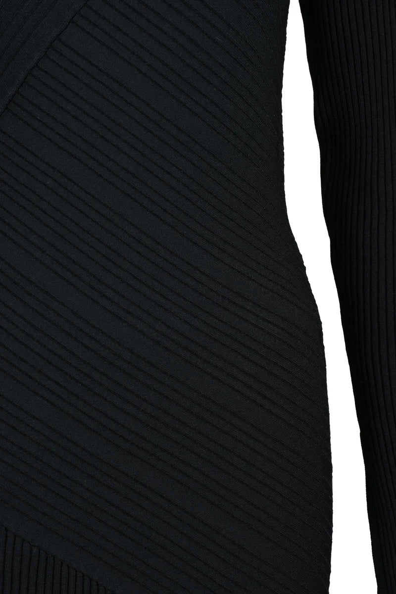 Short Jersey Dress - Black