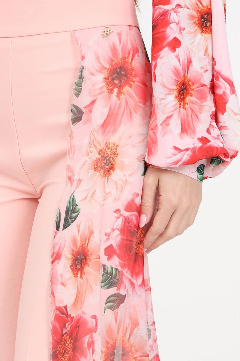 High-Waisted Wide-Leg Trousers