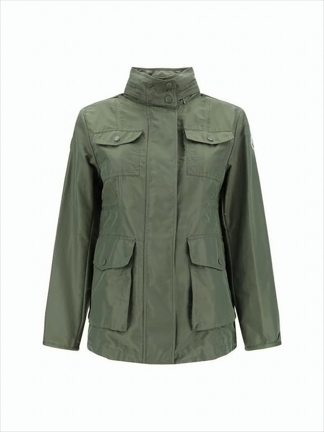 Structured Olive Green Jacket with Tailored Fit