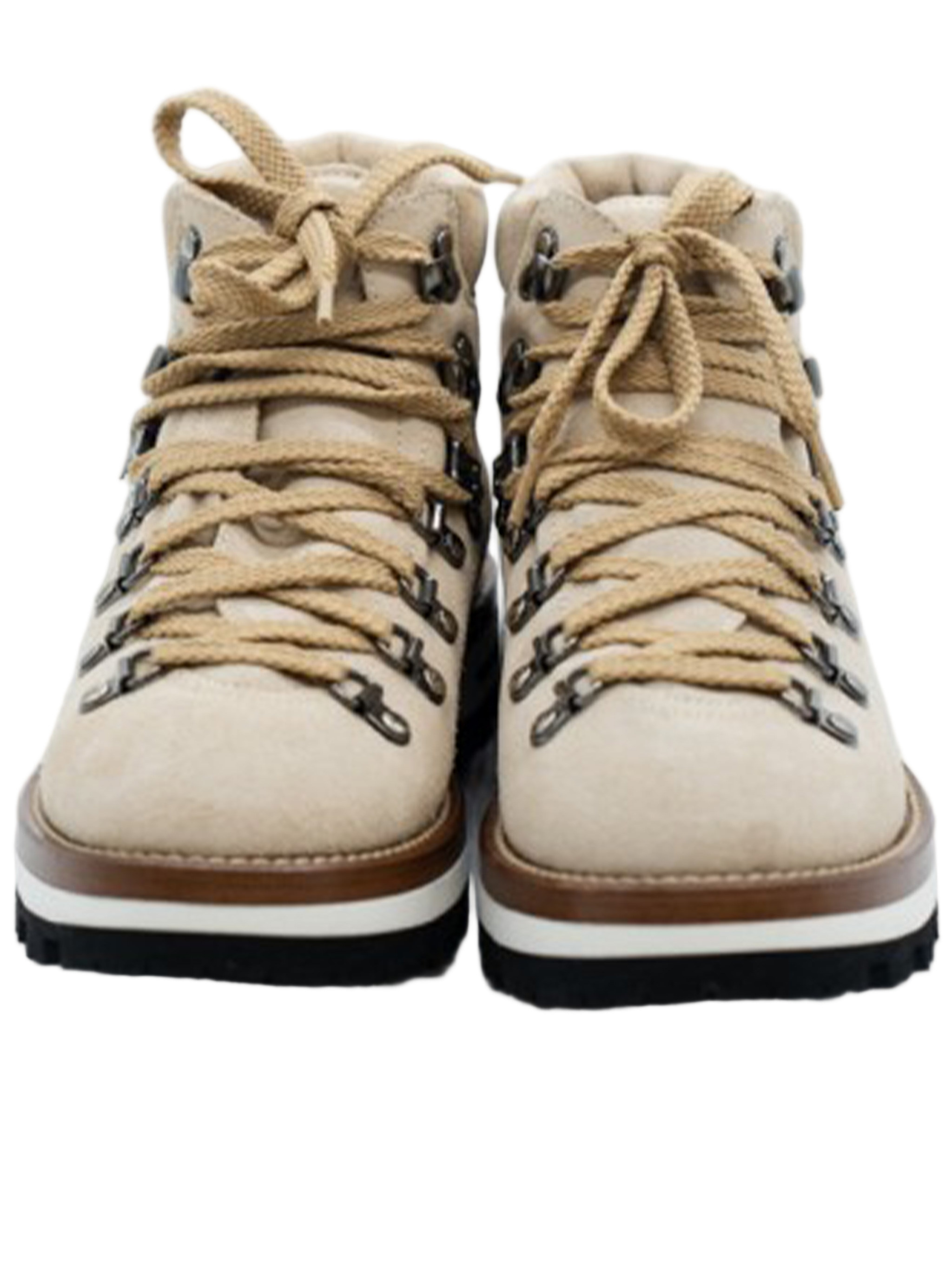 Beige Cortina Suede Ski Snow Boots