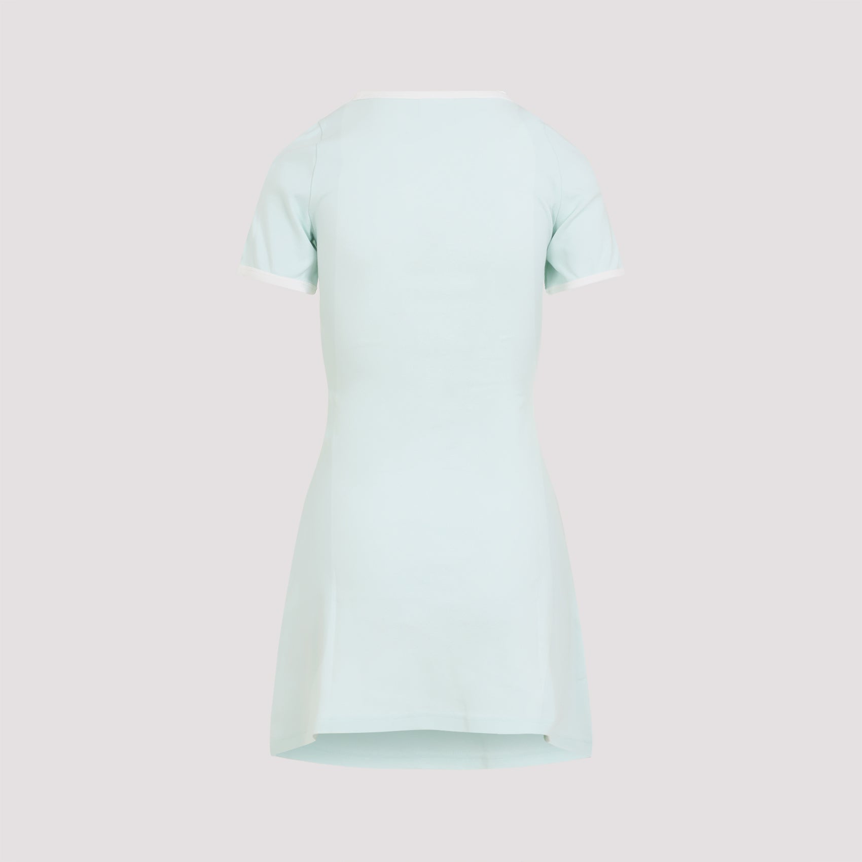 Fitted Mini Dress With Contrasting Trim