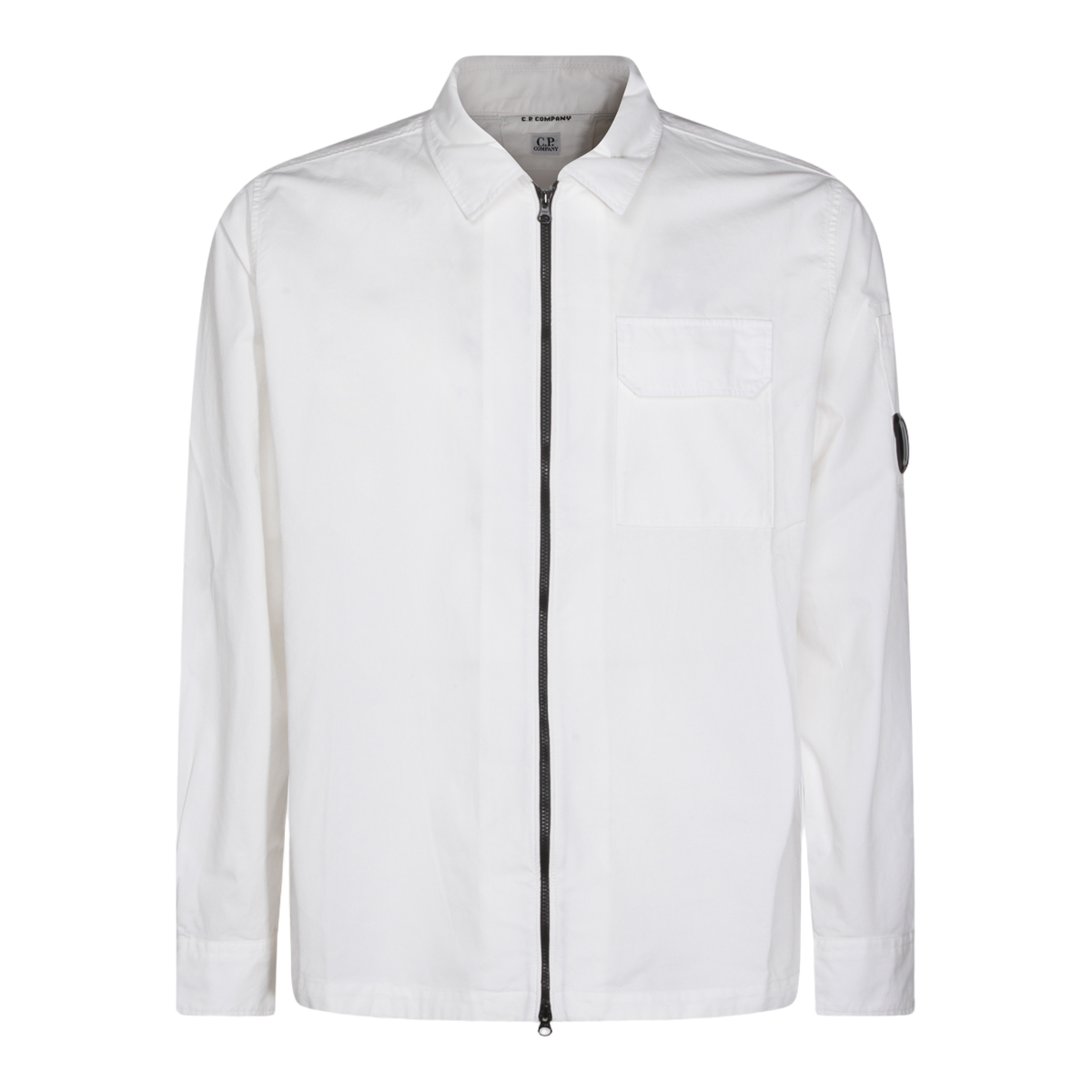 Long Sleeve Casual Shirt with Zip Closure