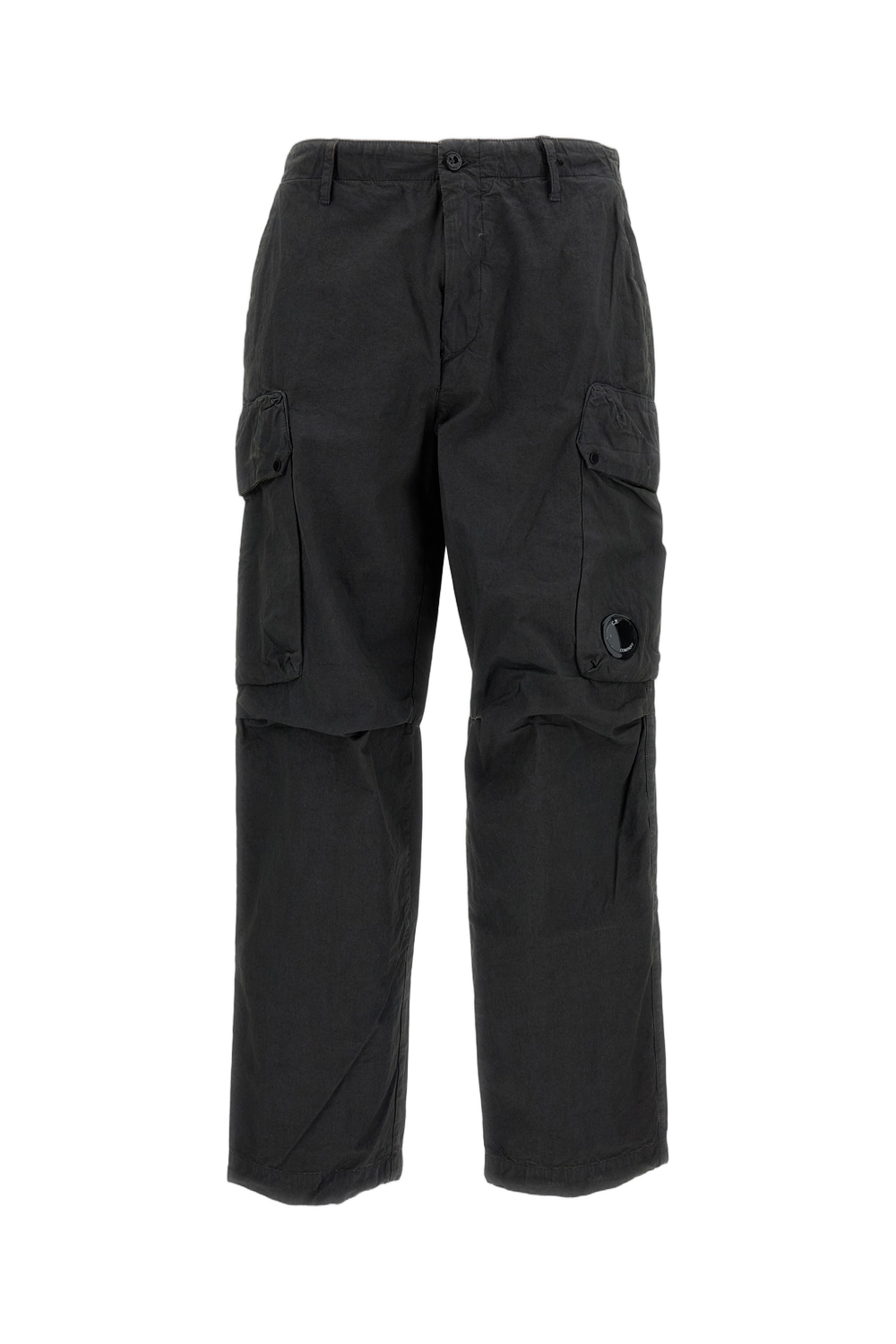 MICRO-REPS CARGO TROUSERS WITH A LARGE LENS