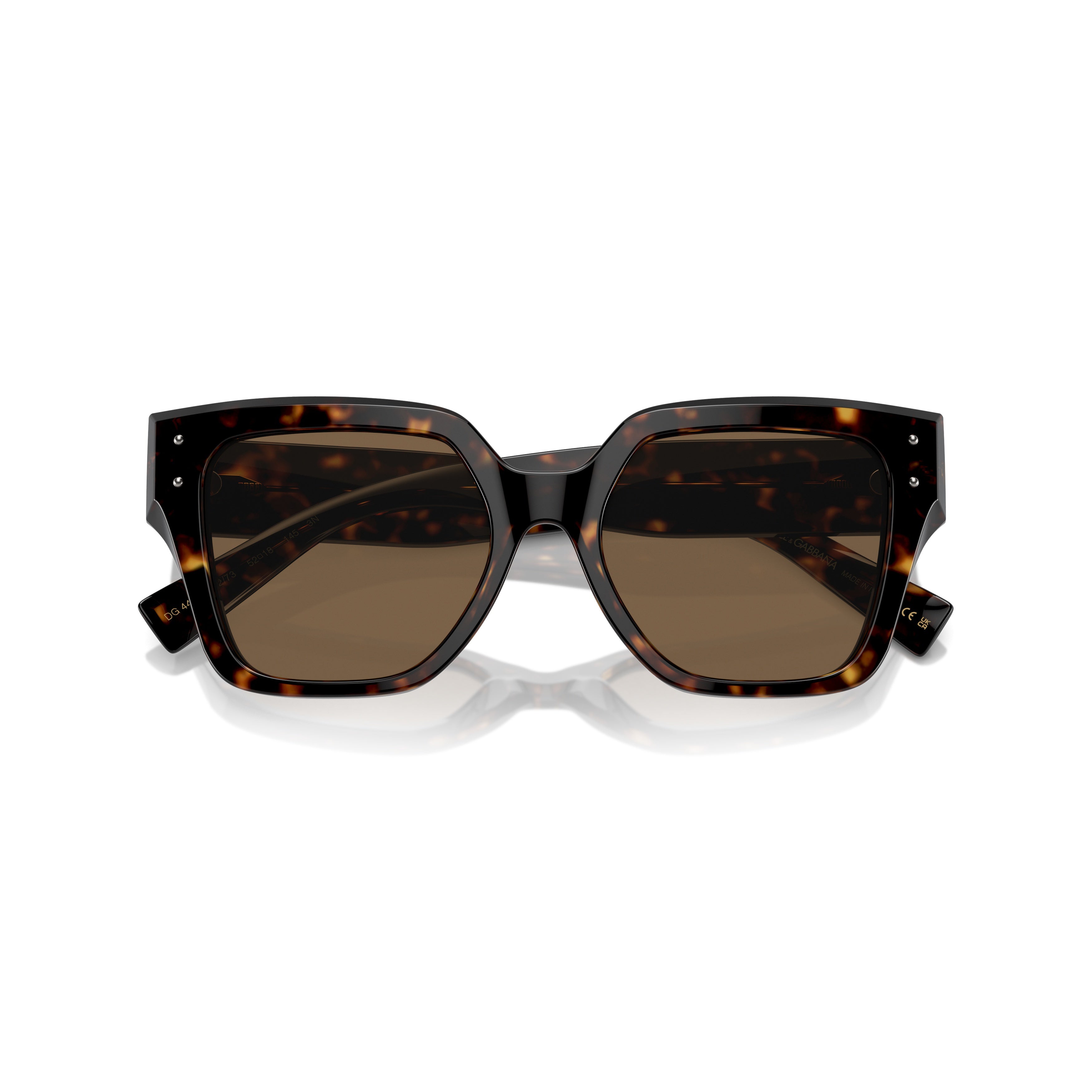 0dg4471 Oversized Square Tortoiseshell Sunglasses