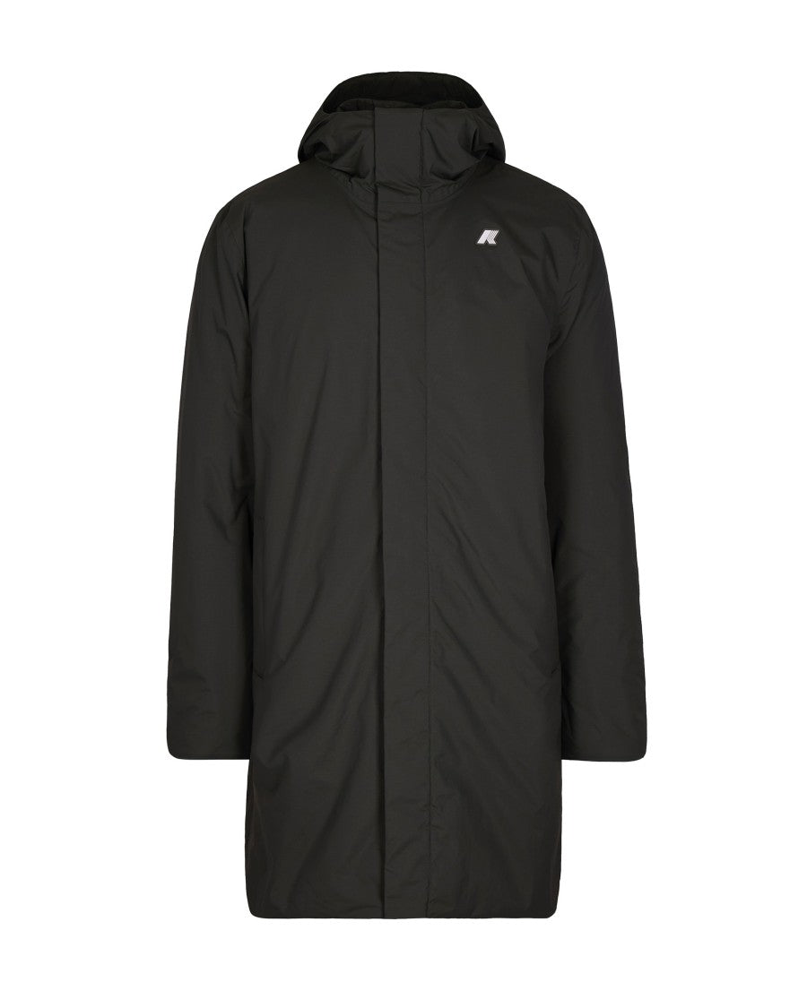 Nylon Ottoman Warm Casual Jacket With Adjustable Hood