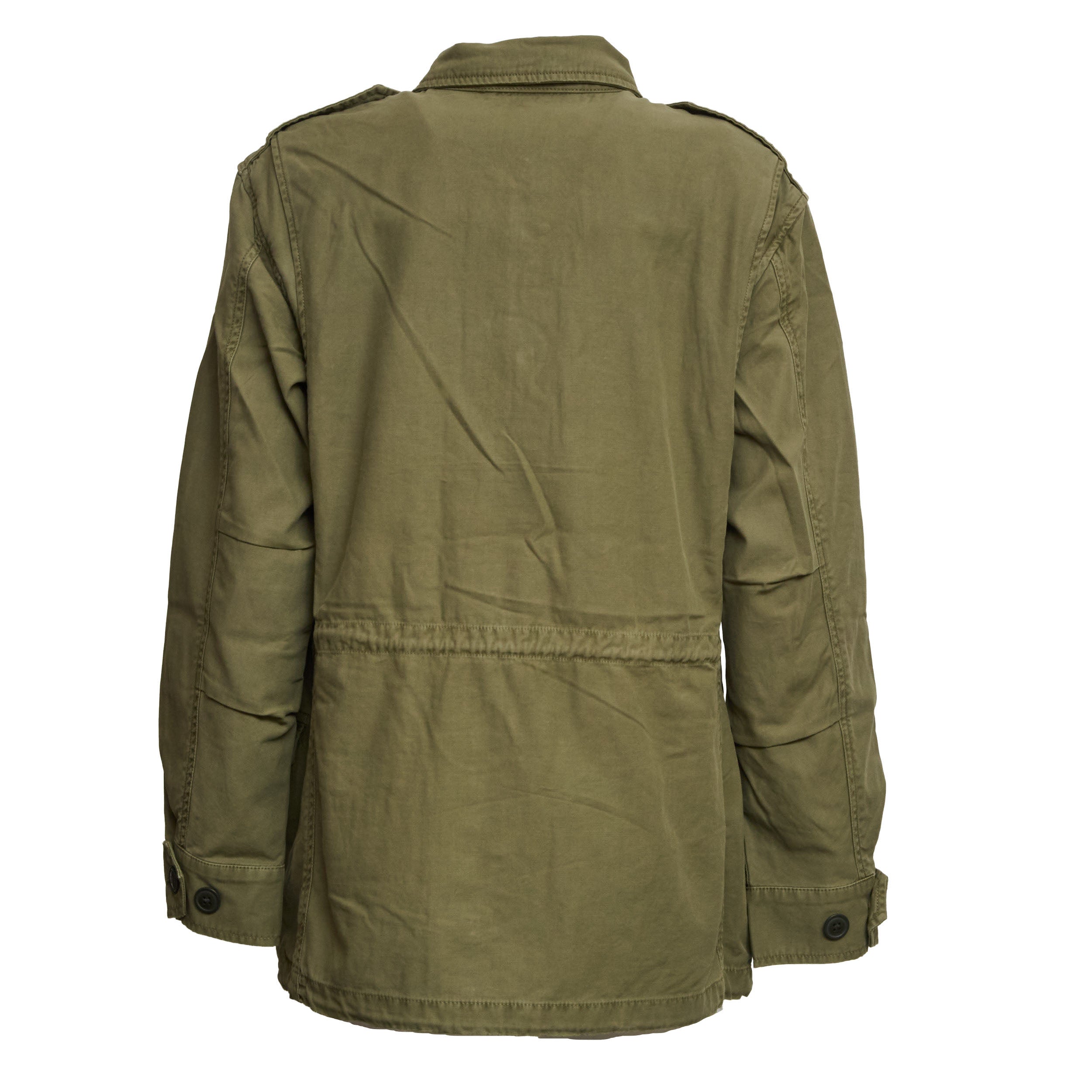 Field Jacket With Drawstring Waist
