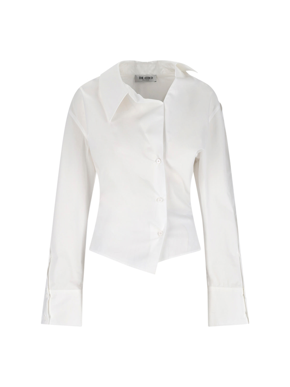 Asymmetric Shirt – White