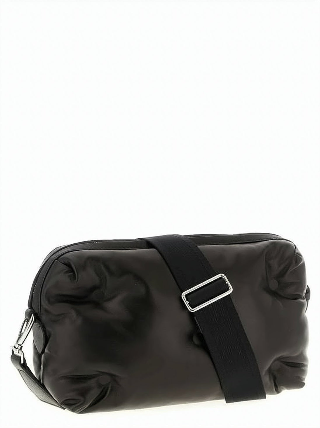 Gathered Texture Lamb Leather Camera Bag