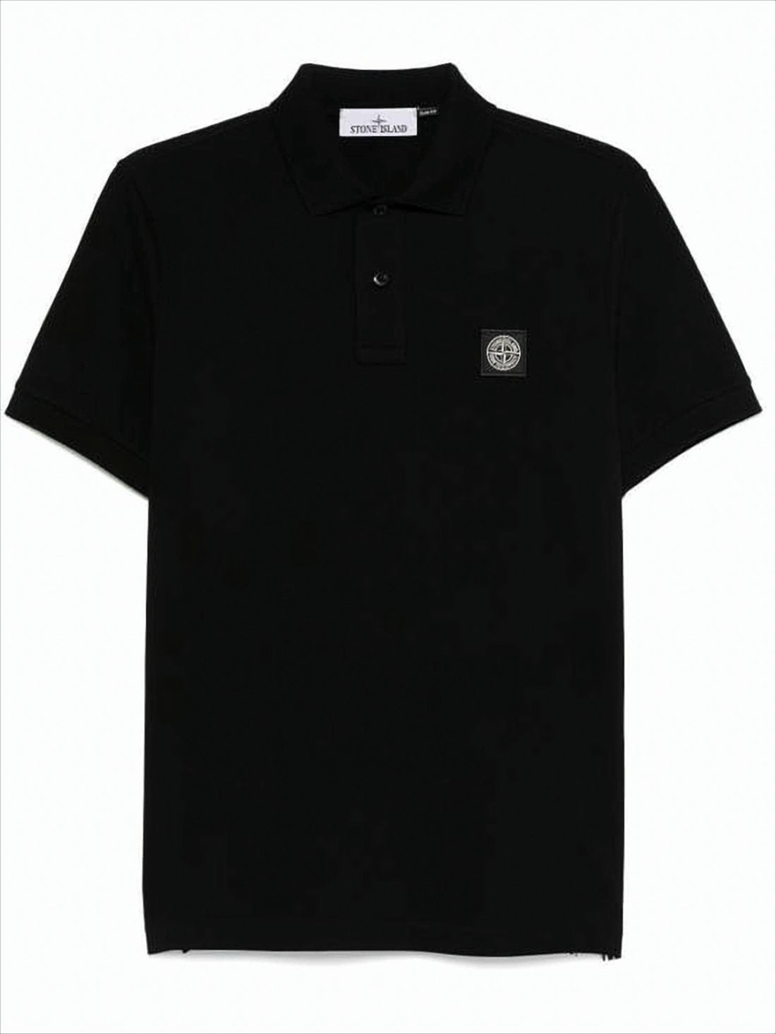 Black Short-Sleeve Polo Shirt