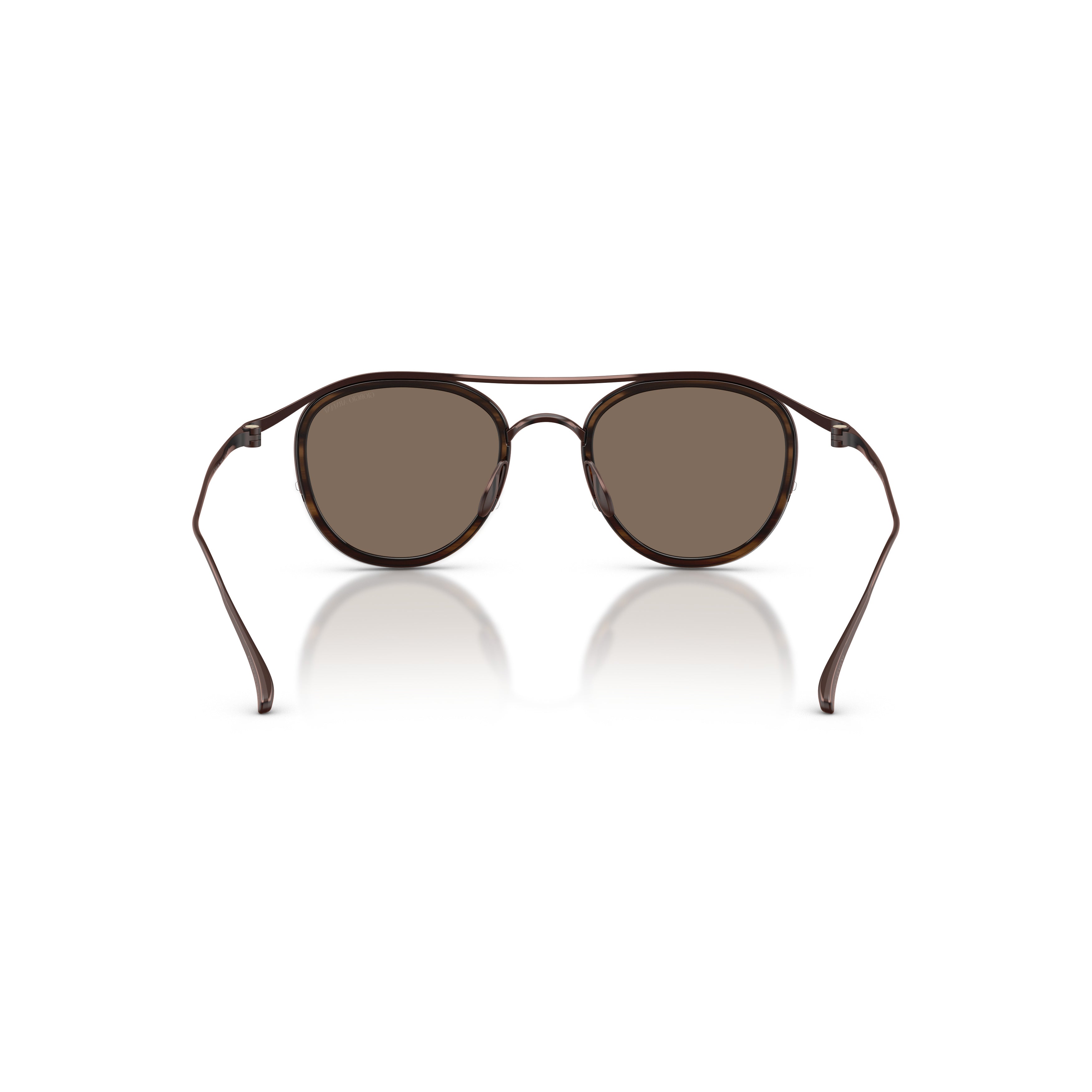 0ar6179t Titanium Frame Sunglasses with Double Bridge