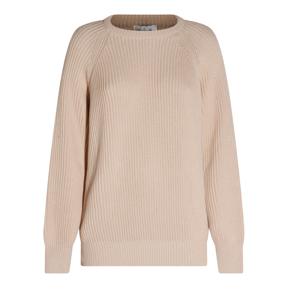 Relaxed Fit Ribbed Knit Sweater