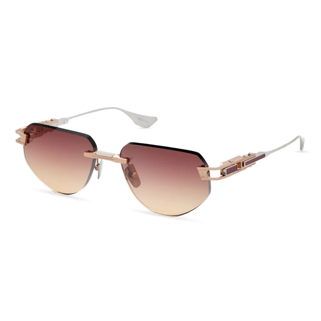 Grand-Imperyn Rimless Geometric Sunglasses with Gradient Lenses