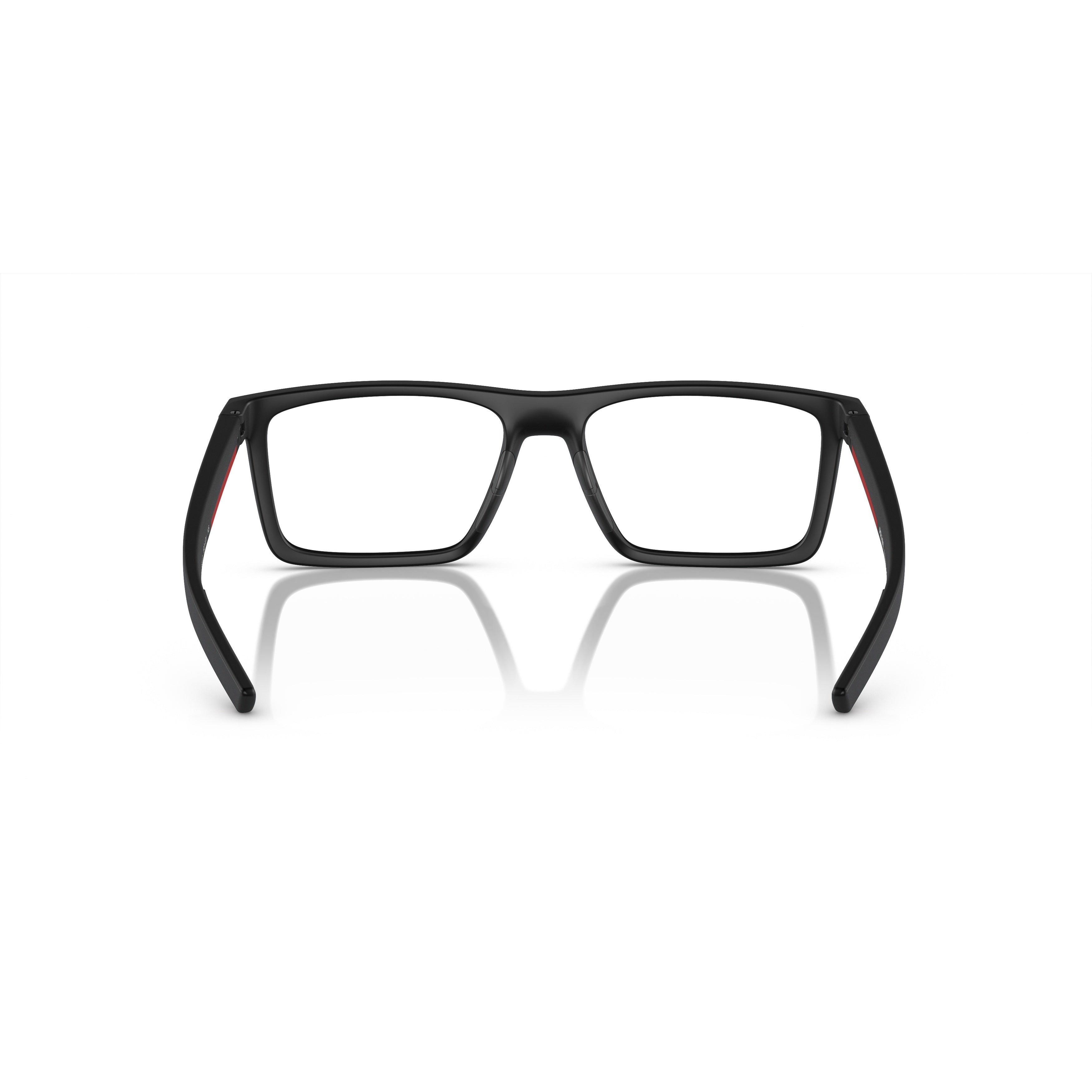 0ps 02qv Rectangular Black Nylon Eyeglasses