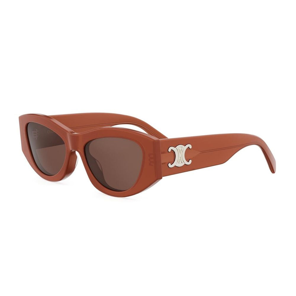 Triomphe Cat-Eye Sunglasses With Sculpted Acetate Frame