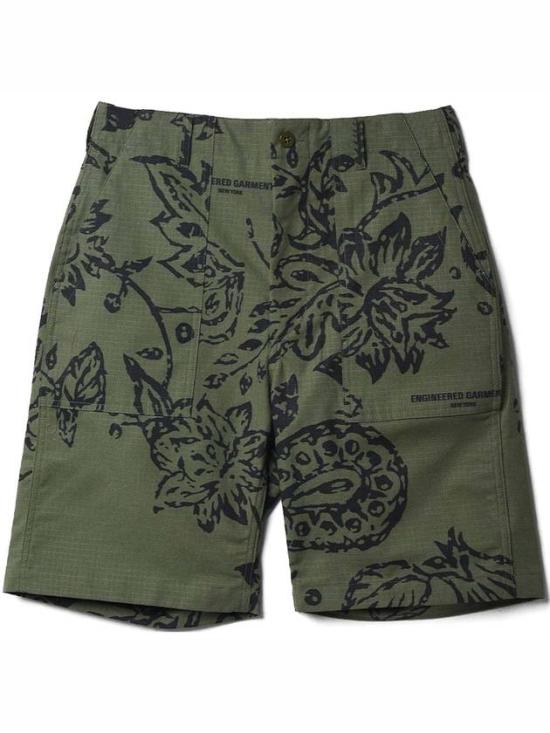 Floral Patterned Relaxed Fit Shorts