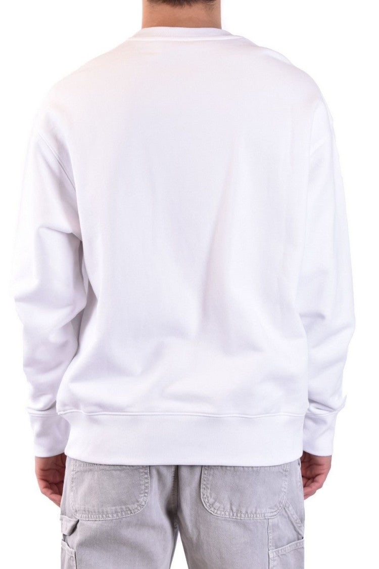 White Cotton Sweatshirt