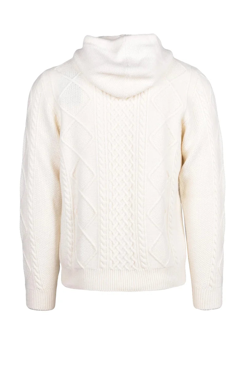 Knitted Sweater - White