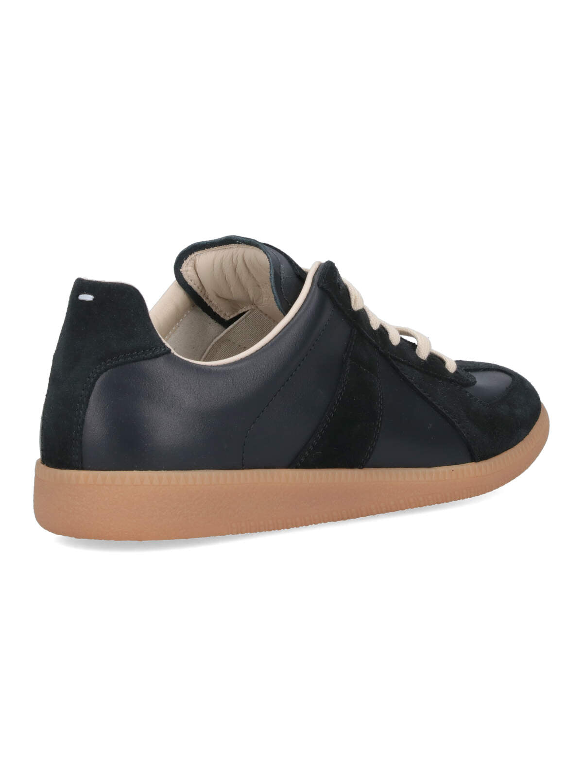 "Replica" Sneakers In Black Leather