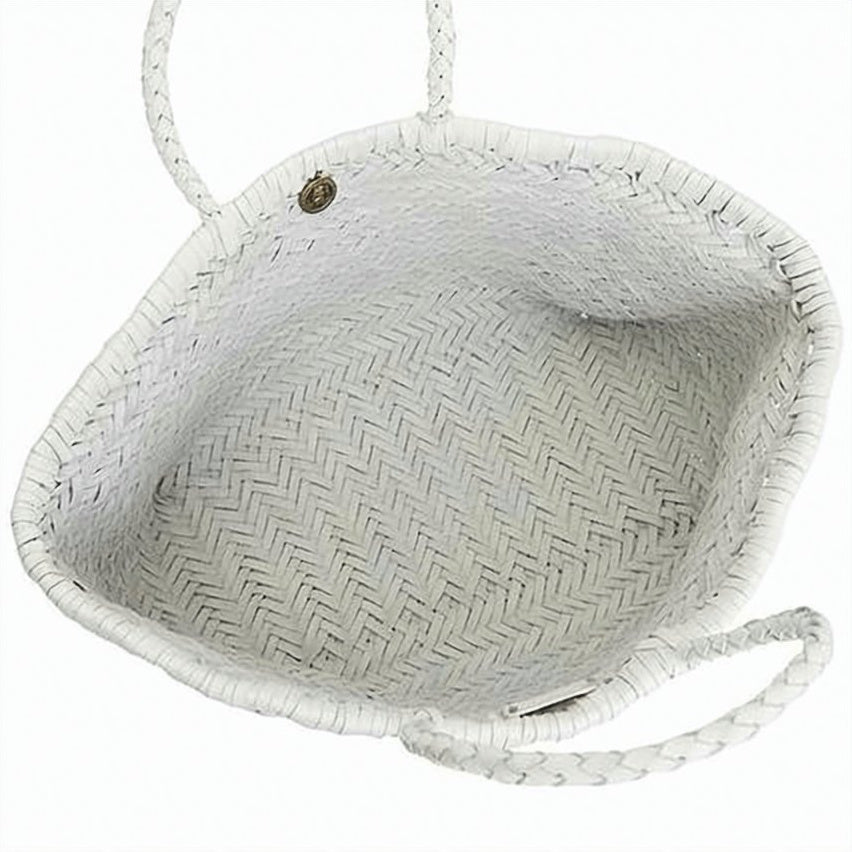 Woven Calf Leather Shoulder Bag
