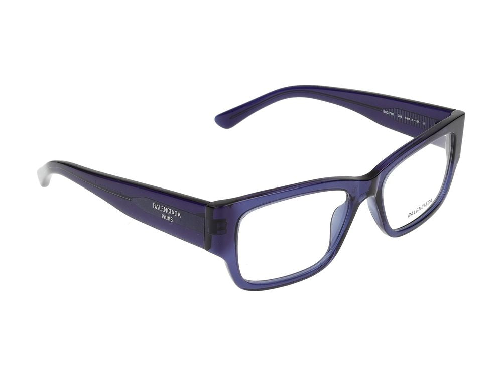 Okulary Balenciaga BB0371O 003 niebieskie, niebieskie przezroczyste 53/17/145