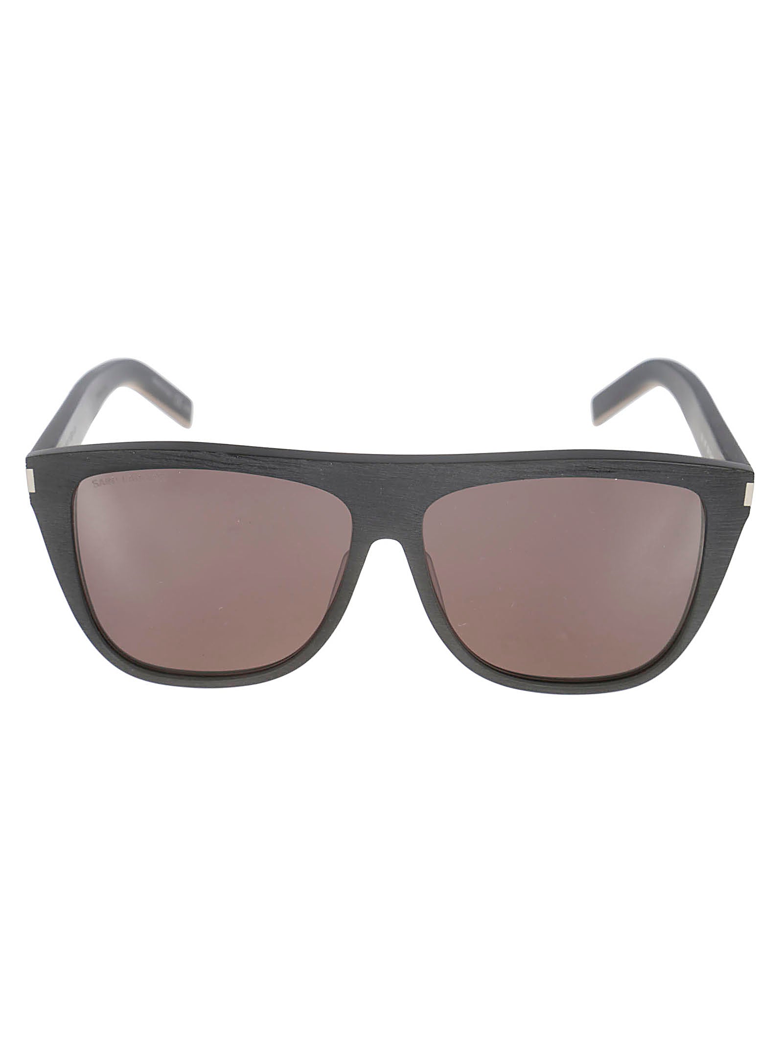 Rectangular Acetate Sunglasses with Polished Finish