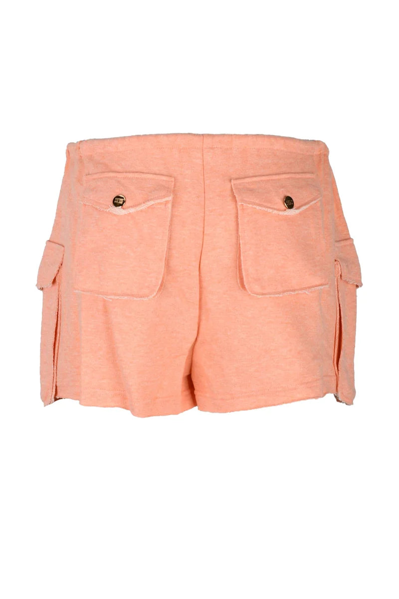 Cotton Shorts - Peach