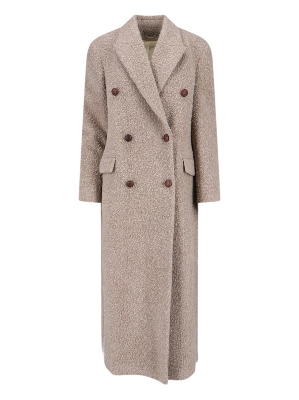 Double-Breasted Coat – Beige
