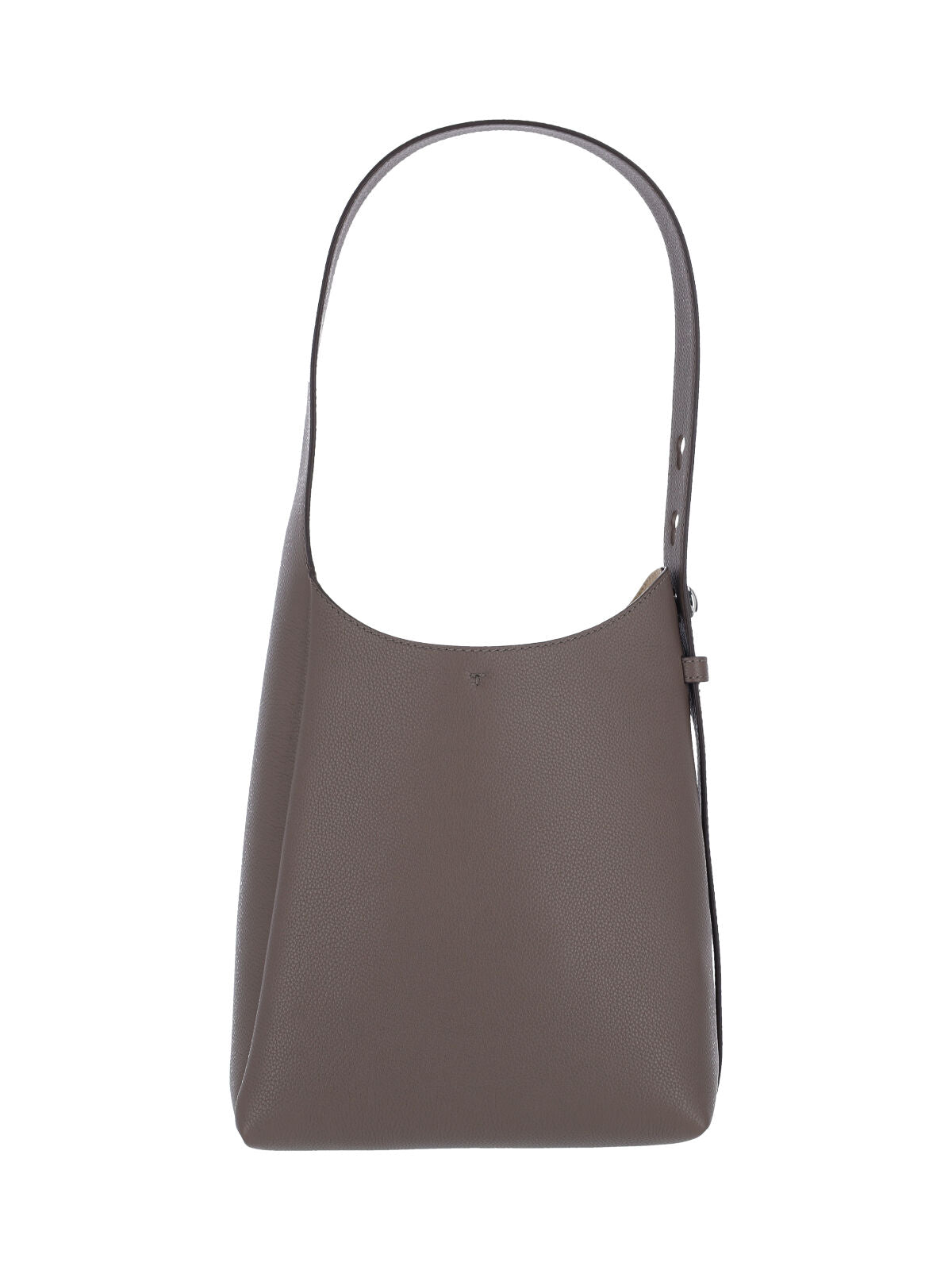 Small Structured Calf Leather Shoulder Bag