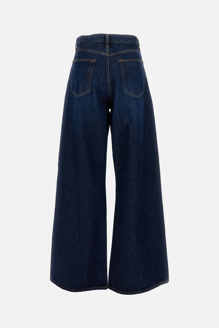Loose-Fit Wide-Leg Jeans With Classic 5-Pocket Design