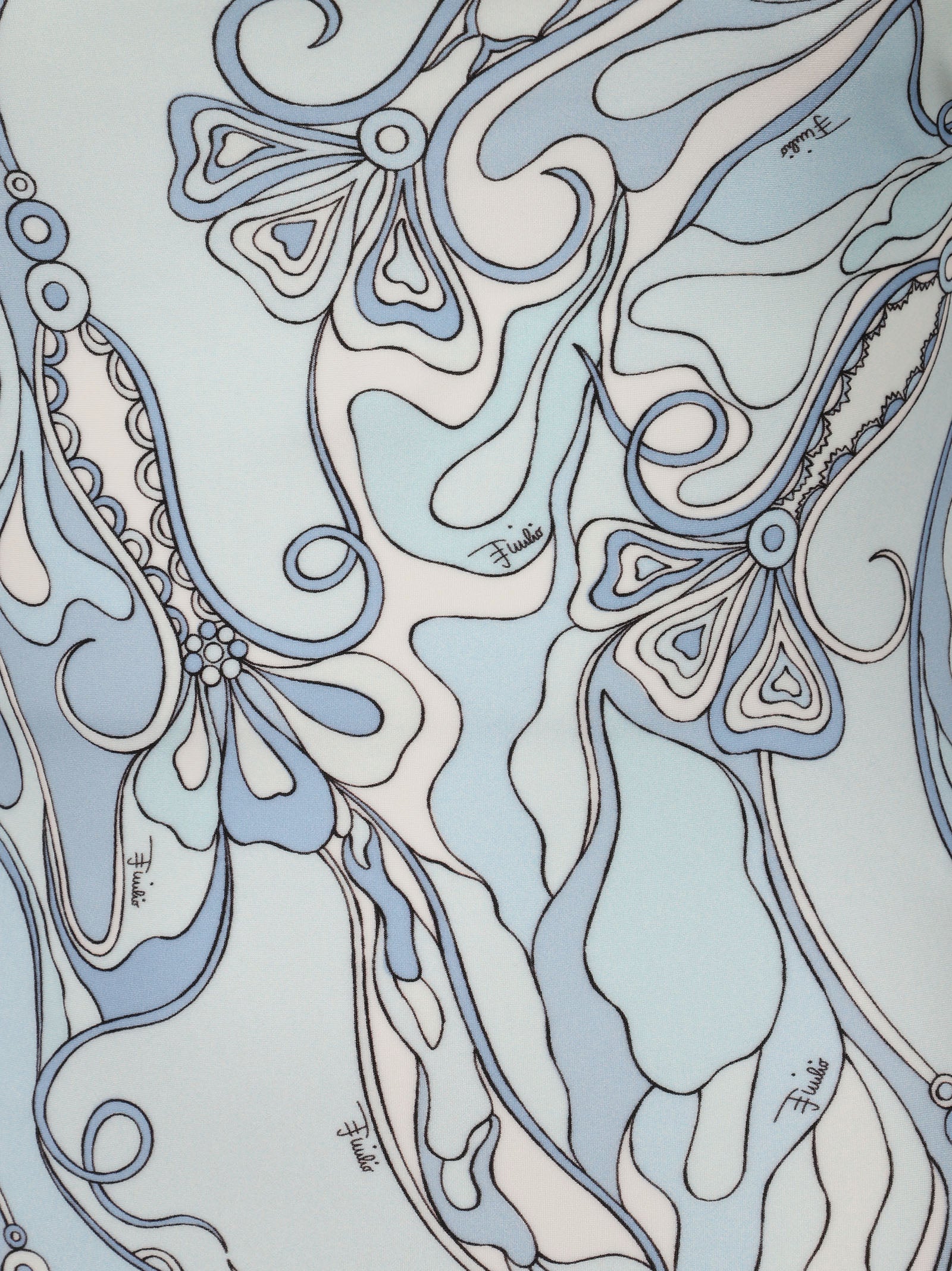 Orchid Print One-Piece Swimsuit