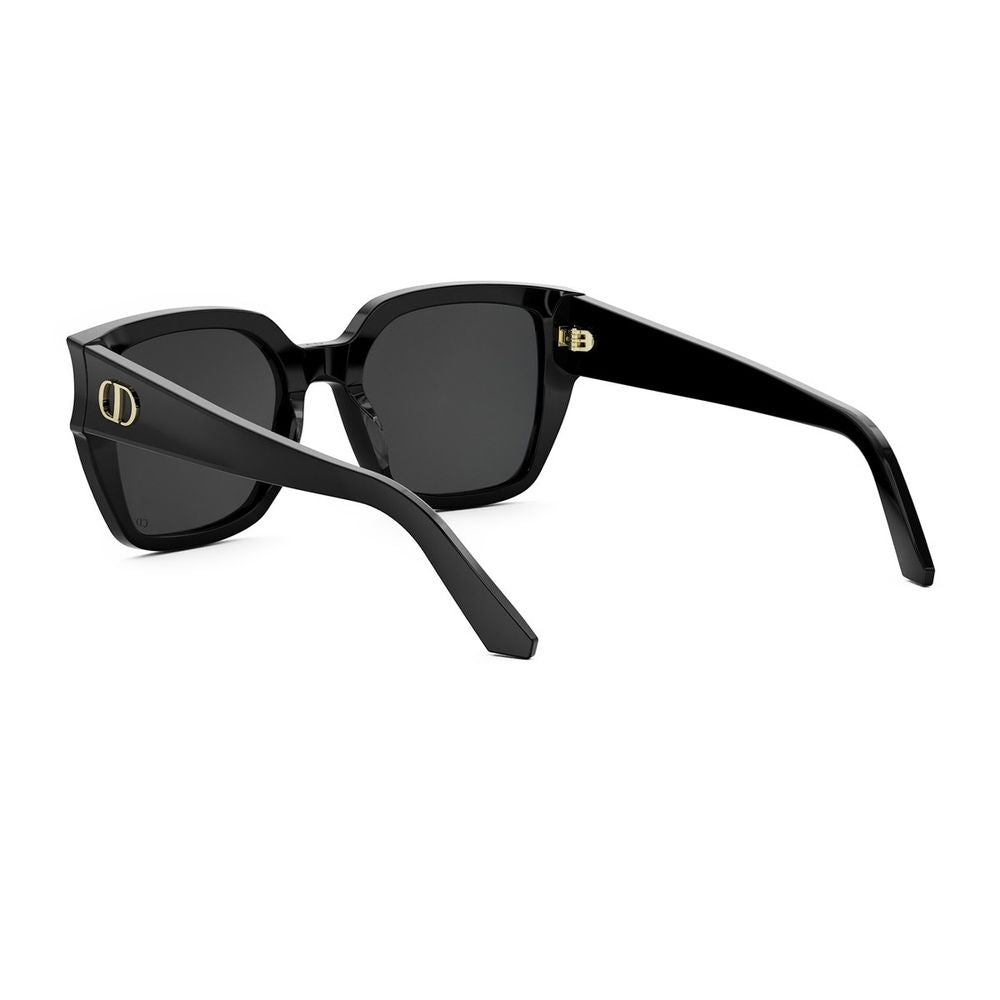 Glow S1I Square Black Acetate Sunglasses