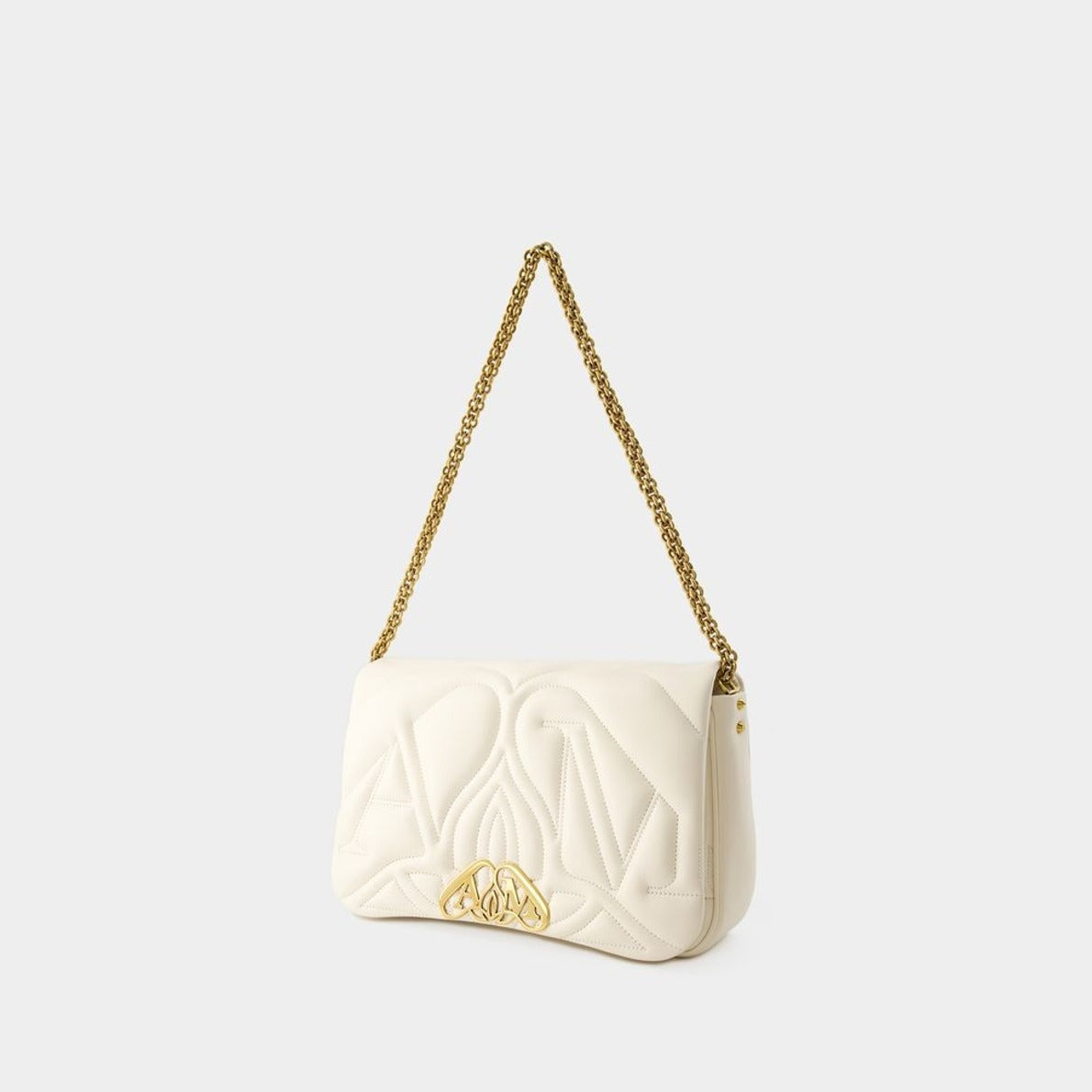 The Seal Crossbody Bag - Leather - Ivory