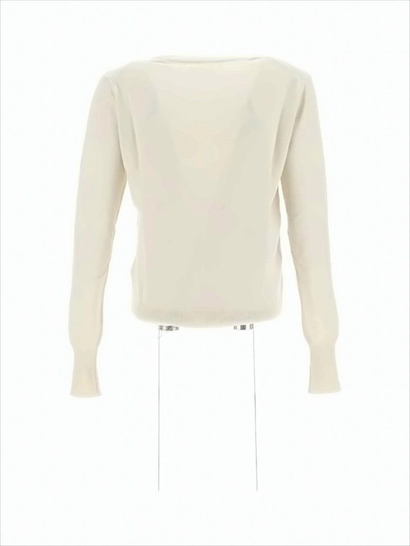 Lightweight Cropped Sweater with Crew Neckline