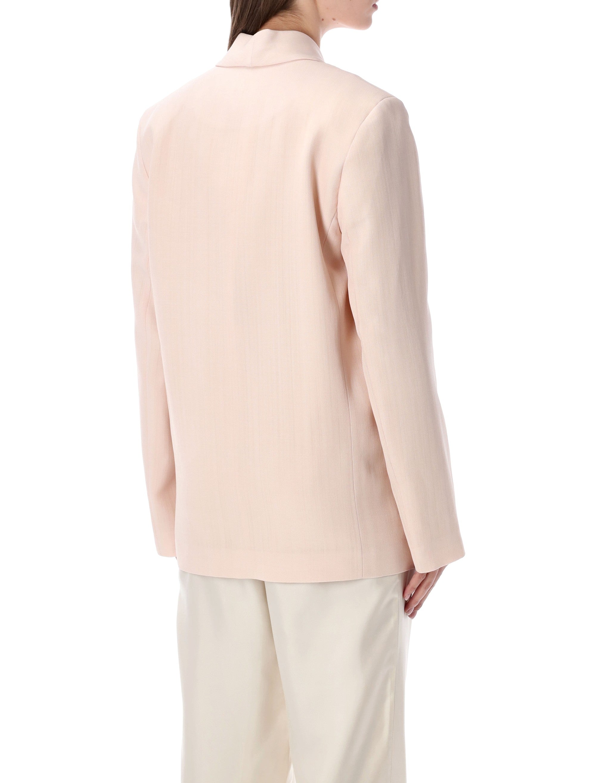 Double-Breasted Minka Blazer With Shawl Collar And