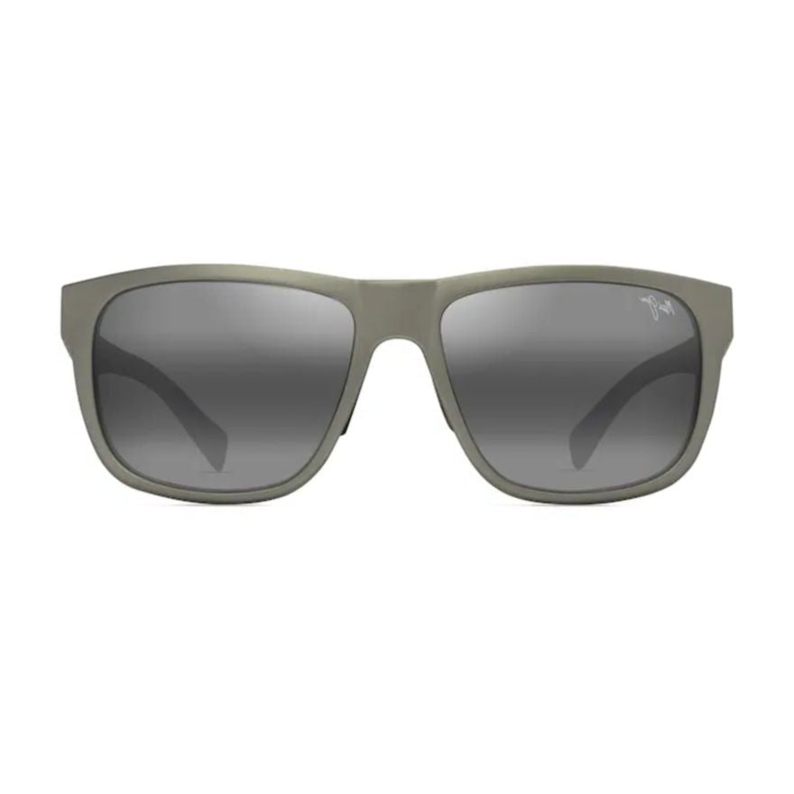 Puakea Rectangular Matte Finish Sunglasses with Gradient Lenses