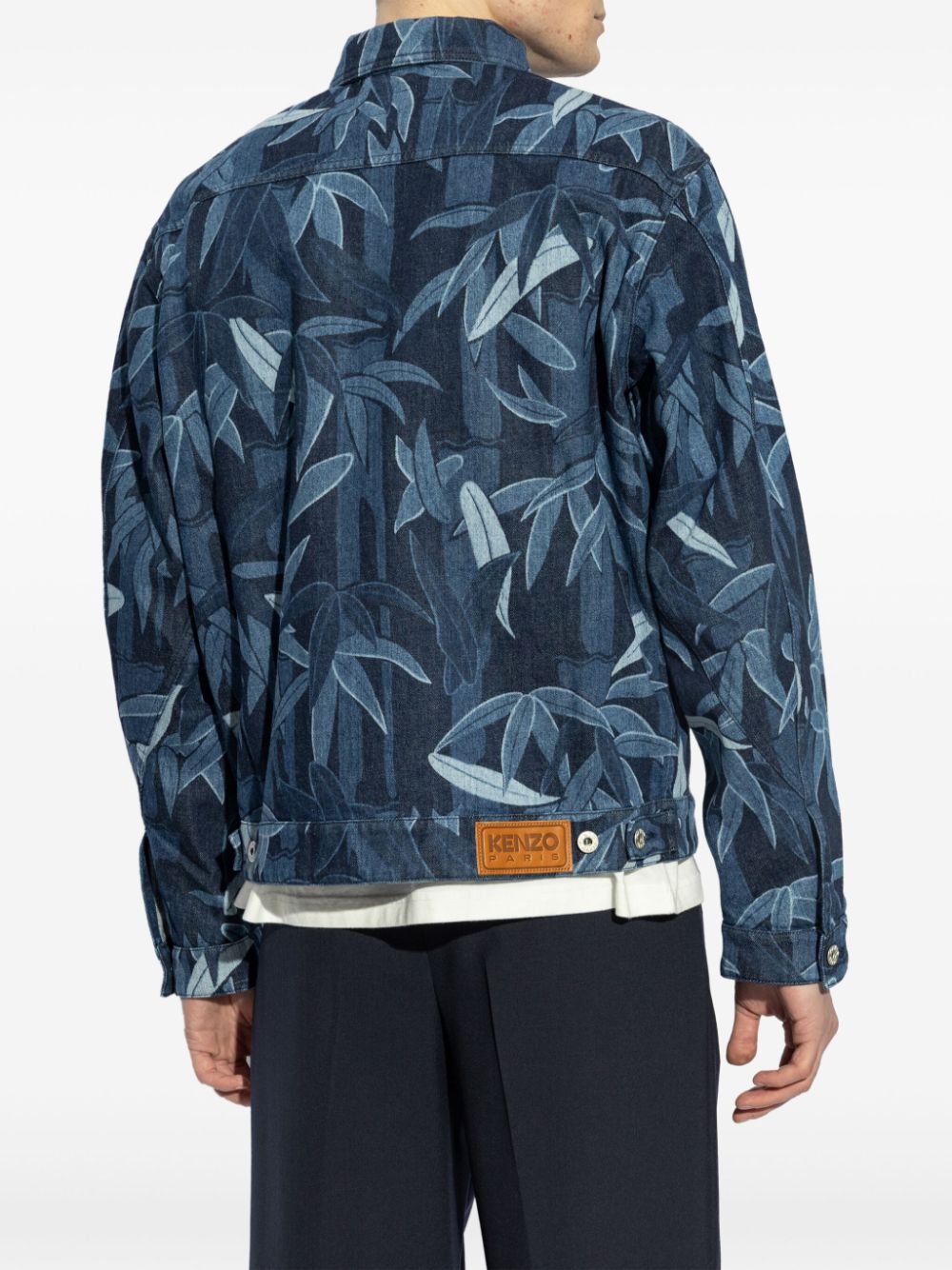 Indigo Blue Zip-Up Jacket