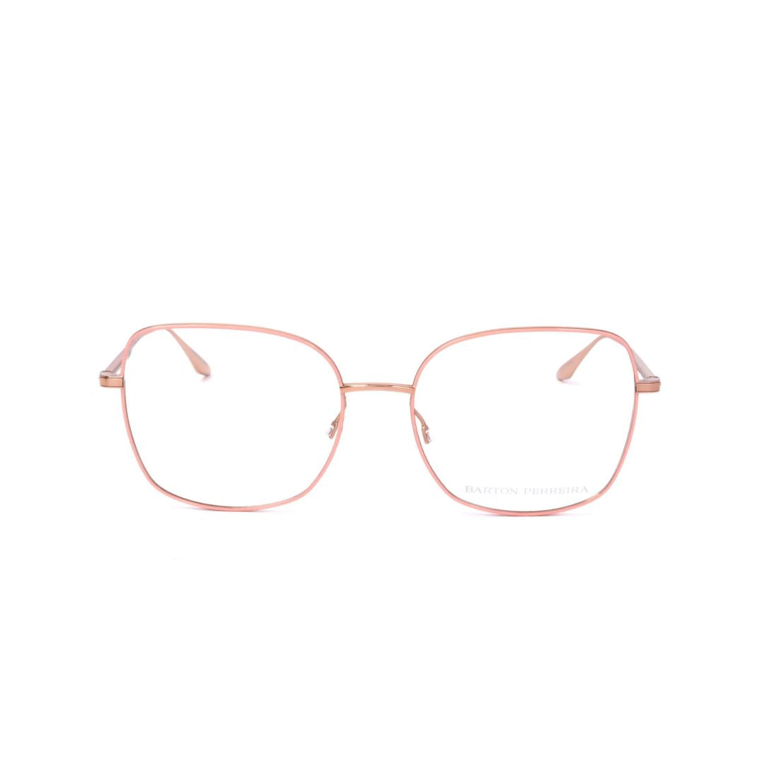 Bp5013 552ll Thin Rose Gold Metal Frame Sunglasses with Rounded Square Lenses