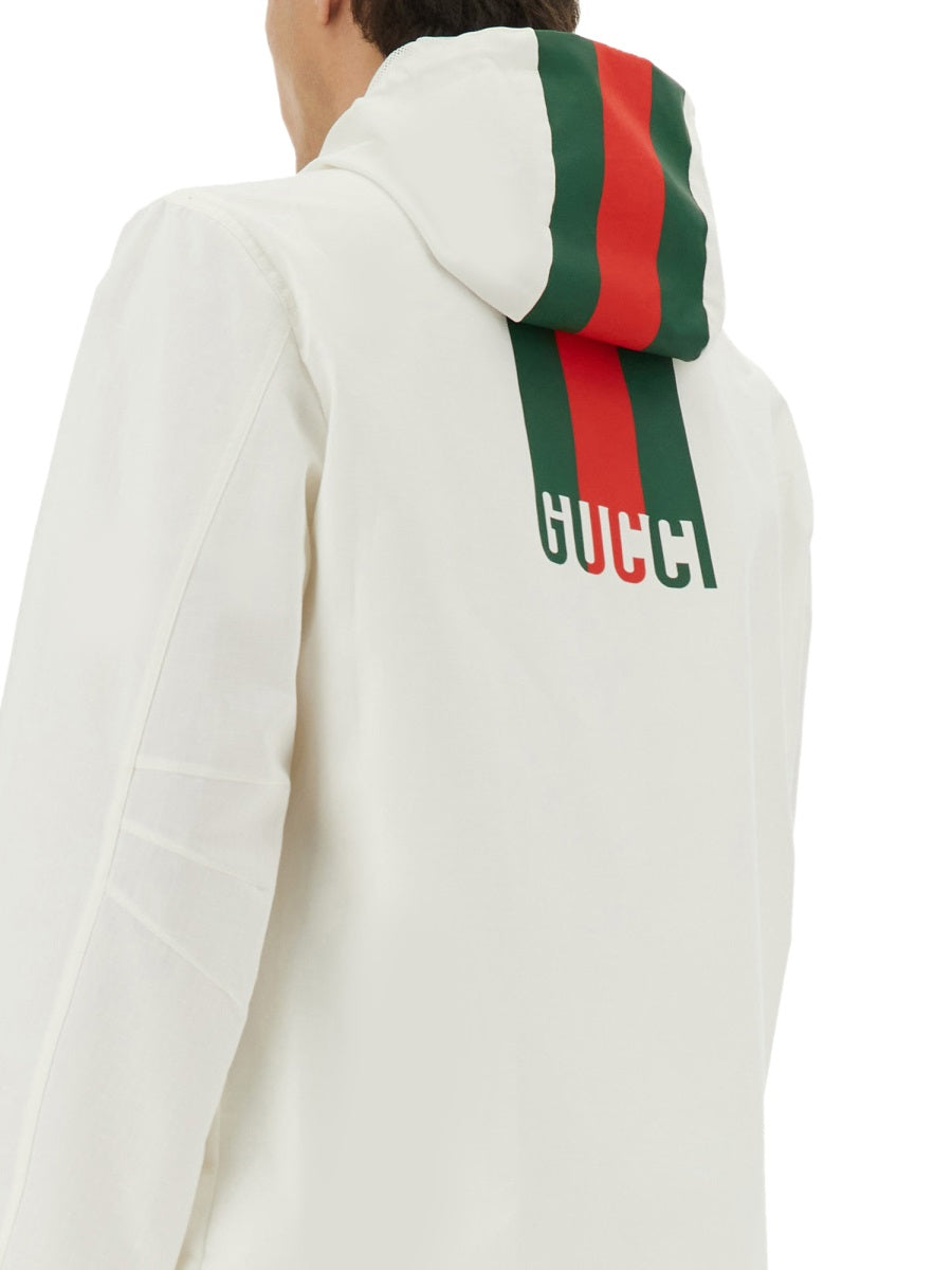 "Web" Zipper Sweatshirt